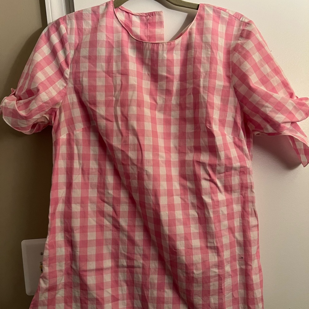 NWT BANANA REPUBLIC Gingham Checkered Blouse